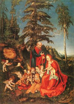 大盧卡斯 尅拉納赫 Rest on the Flight into Egypt